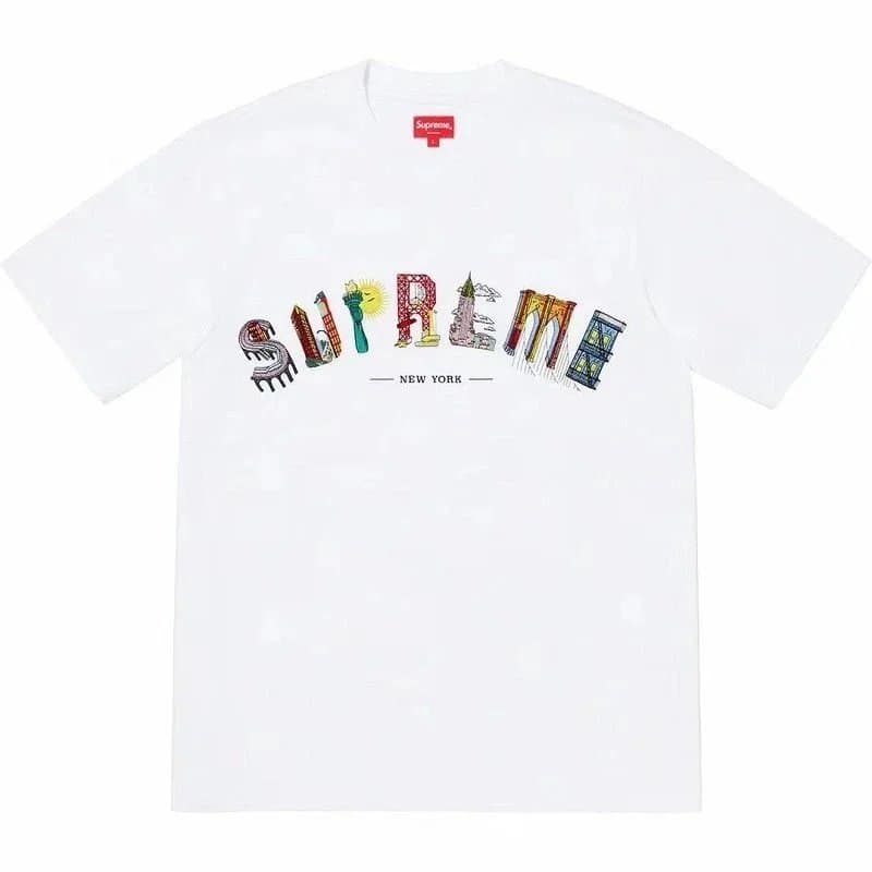 Supreme Box Logo Tee White Script — 2
