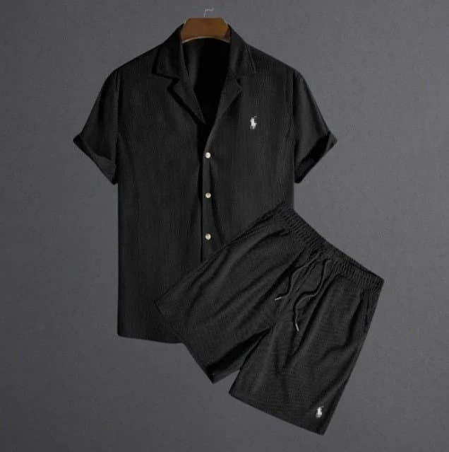 Polo Ralph Lauren Henley Tee Ribbed Knit — FLM-111906