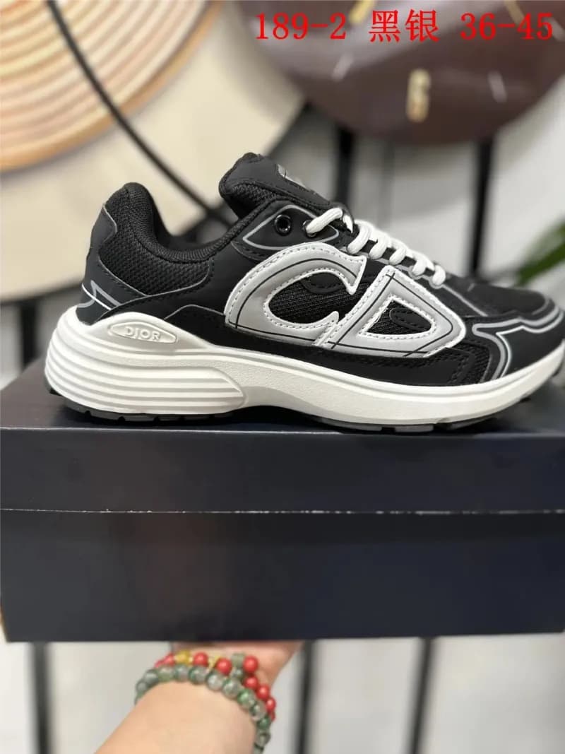 Dior B22 Black Silver