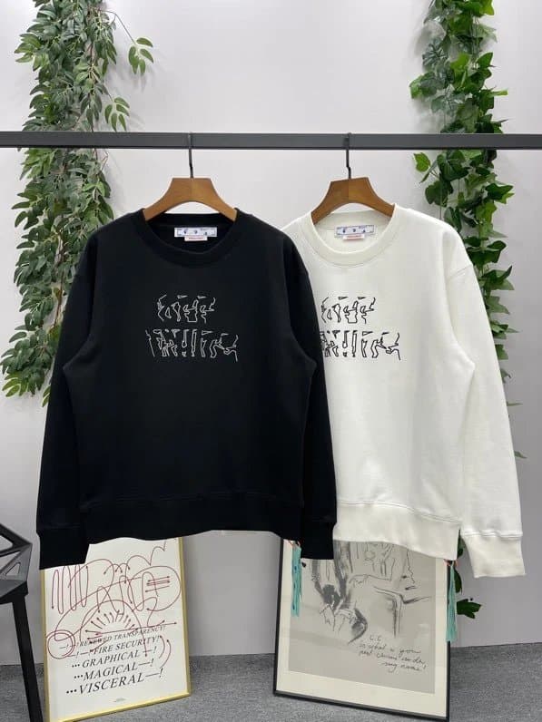 Maison Margiela Crewneck Sweatshirt Graphic Print