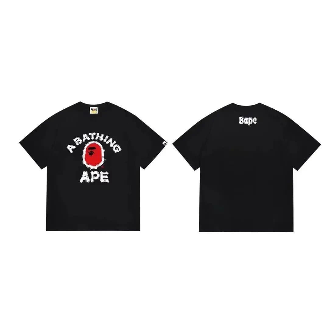 BAPE Graphic Tee Ape Head Repeat Print — 08