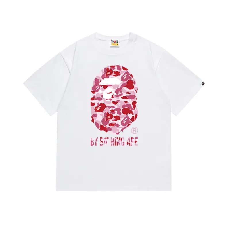 BAPE Ape Head Tee Pink Camo Ape Head