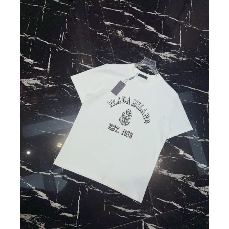 Logo T-Shirt Prada Milano Archive Print