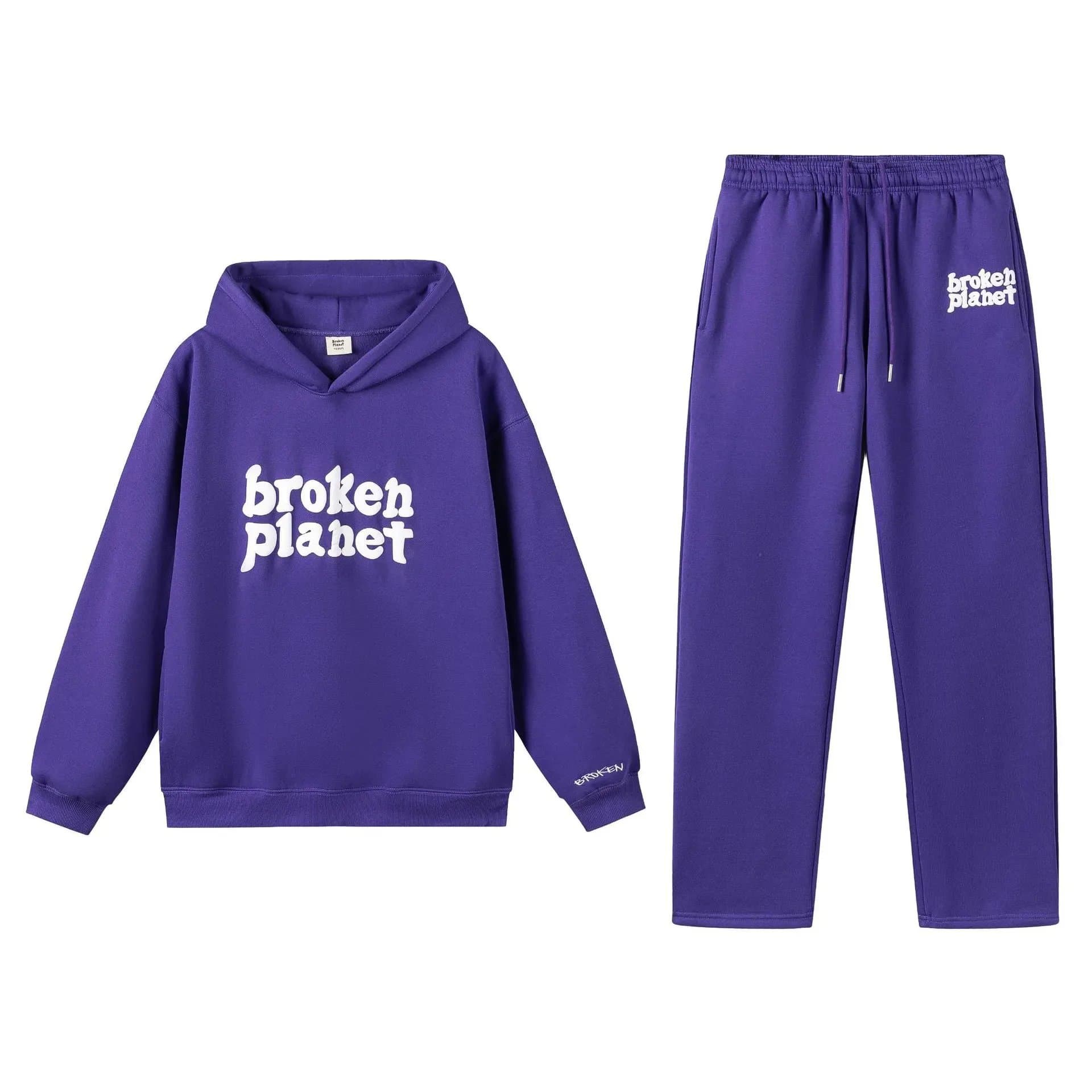 Hoodie and Joggers Set Broken Planet Logo