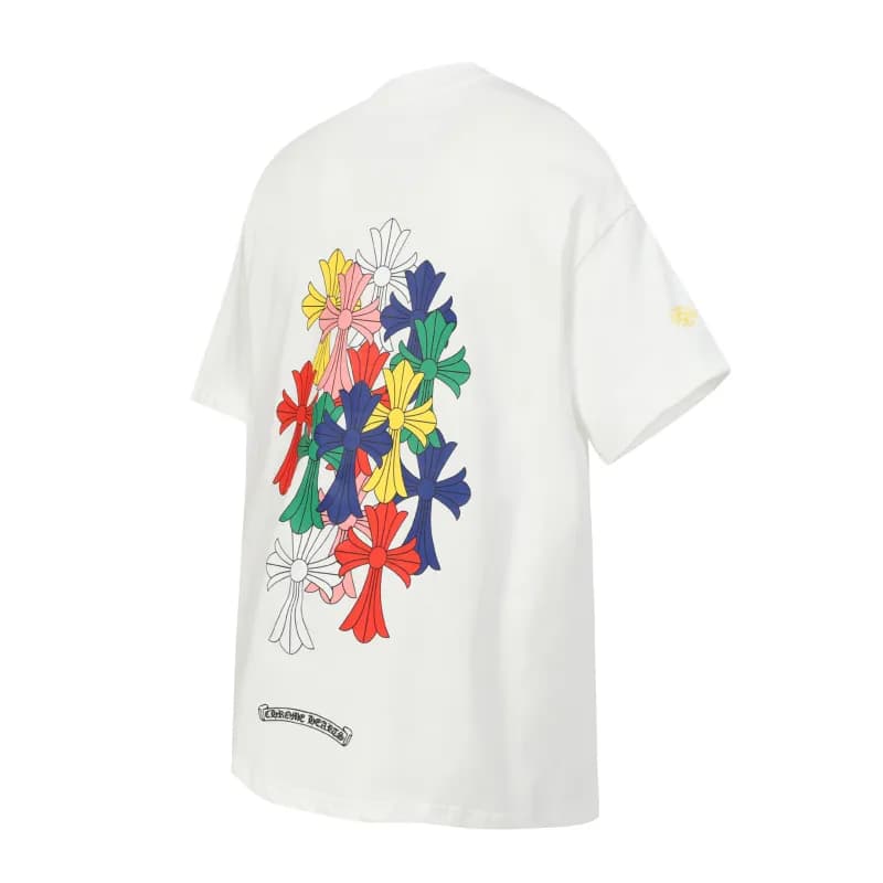 Graphic Tee Chrome Hearts Lips & Skull — 6016白色2203