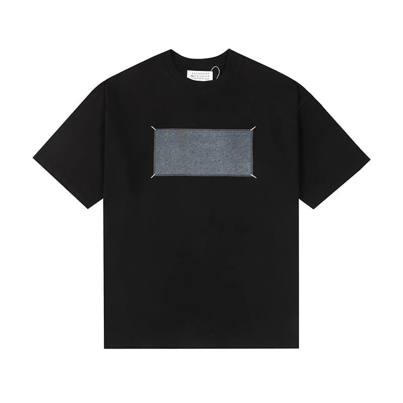 Maison Margiela Numbered Neck Tee White Numerals — 682黑色