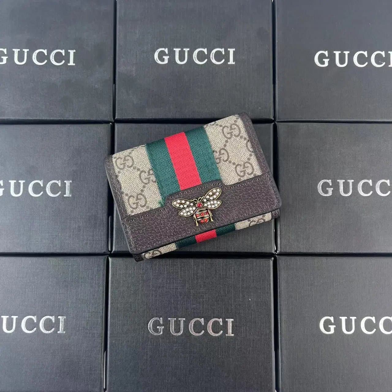 Gucci Horsebit 1955 Wallet GG Supreme Canvas — CKQB137（特价不退不换）