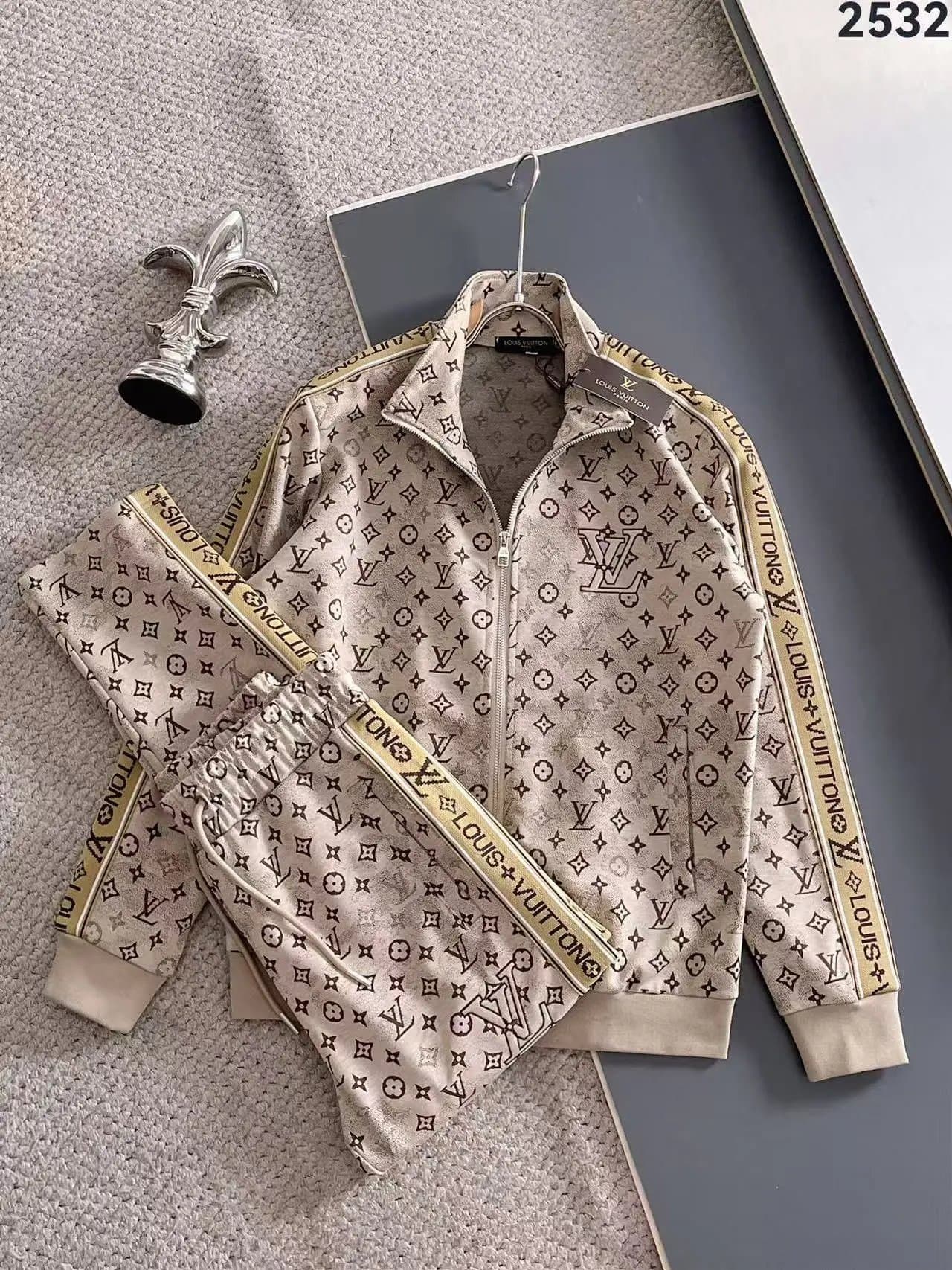 Lacoste Track Suit Diamond Pattern — 2532卡其色
