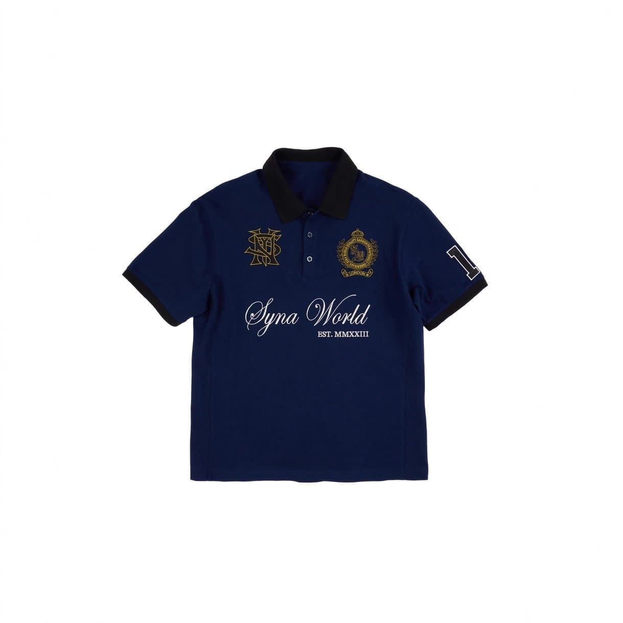 Syna World Polo Shirt Embroidered Logo
