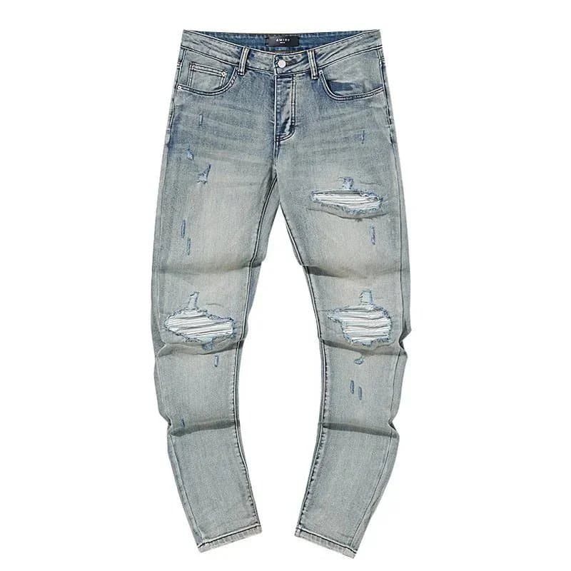 Amiri Distressed Jeans IRI Patch — 11