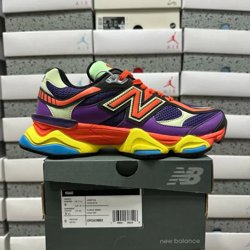 New Balance 9060 Purple Green Volt