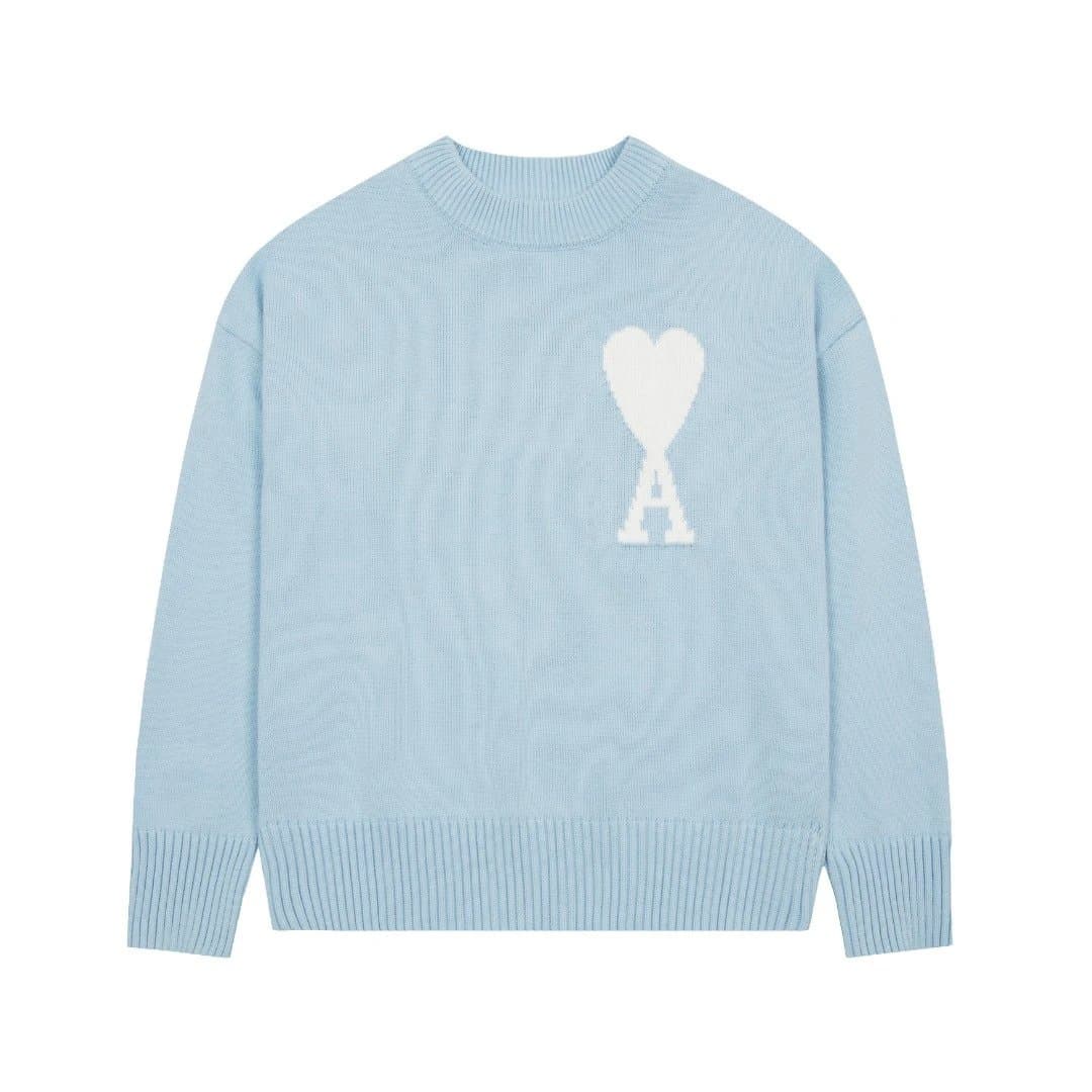 Amiri Knit Sweater Heart Logo