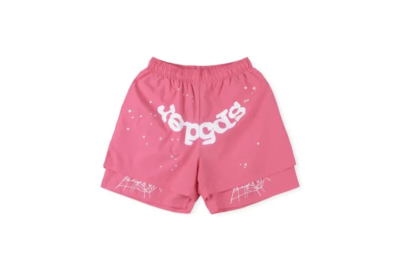 Sp5der Layered Shorts Yopgots Print