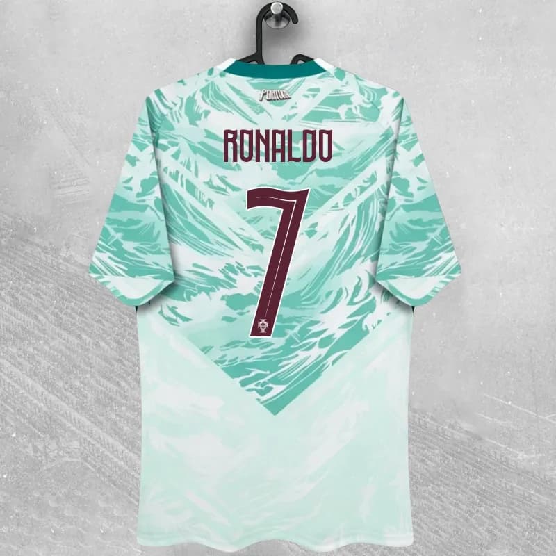 Football Jersey Player Name & Number — 2026葡萄牙客场#7