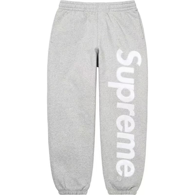 Supreme Crewneck Sweatpants Logo Print — A309 gray