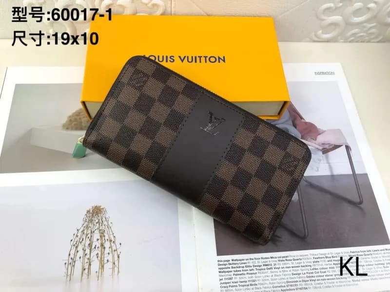 Louis Vuitton Zip Around Wallet Damier Ebene