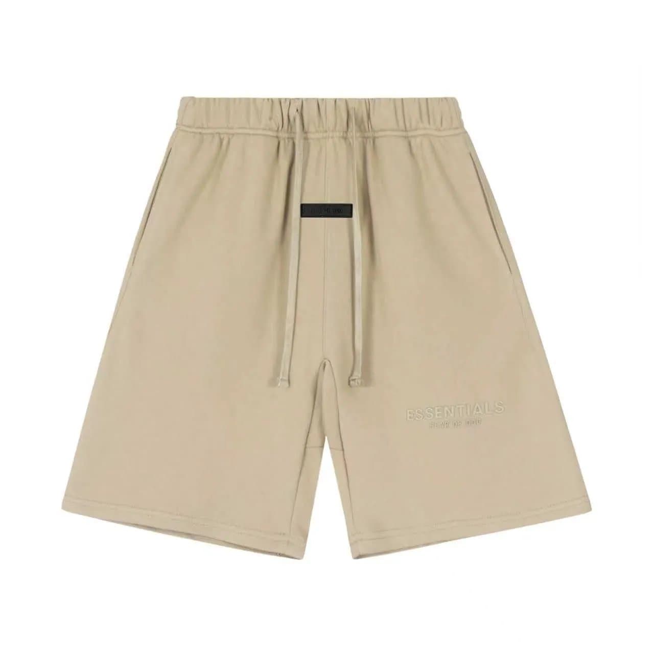 Fear of God Essentials Essentials Shorts Logo Print — 2419深杏色（硅胶字母）