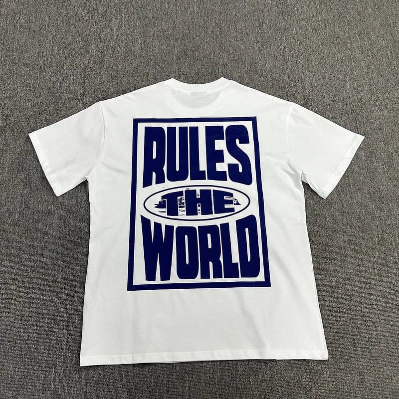 Corteiz Mesh Jersey Number 18 — 3122 white blue