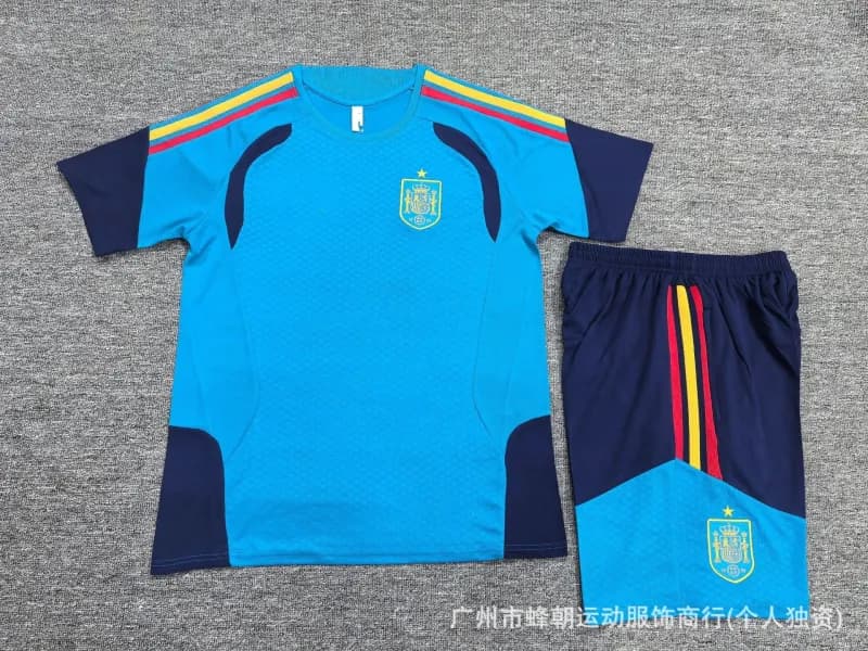 Adidas Training Set Qatar Airways — 2627短袖西班牙胡兰色
