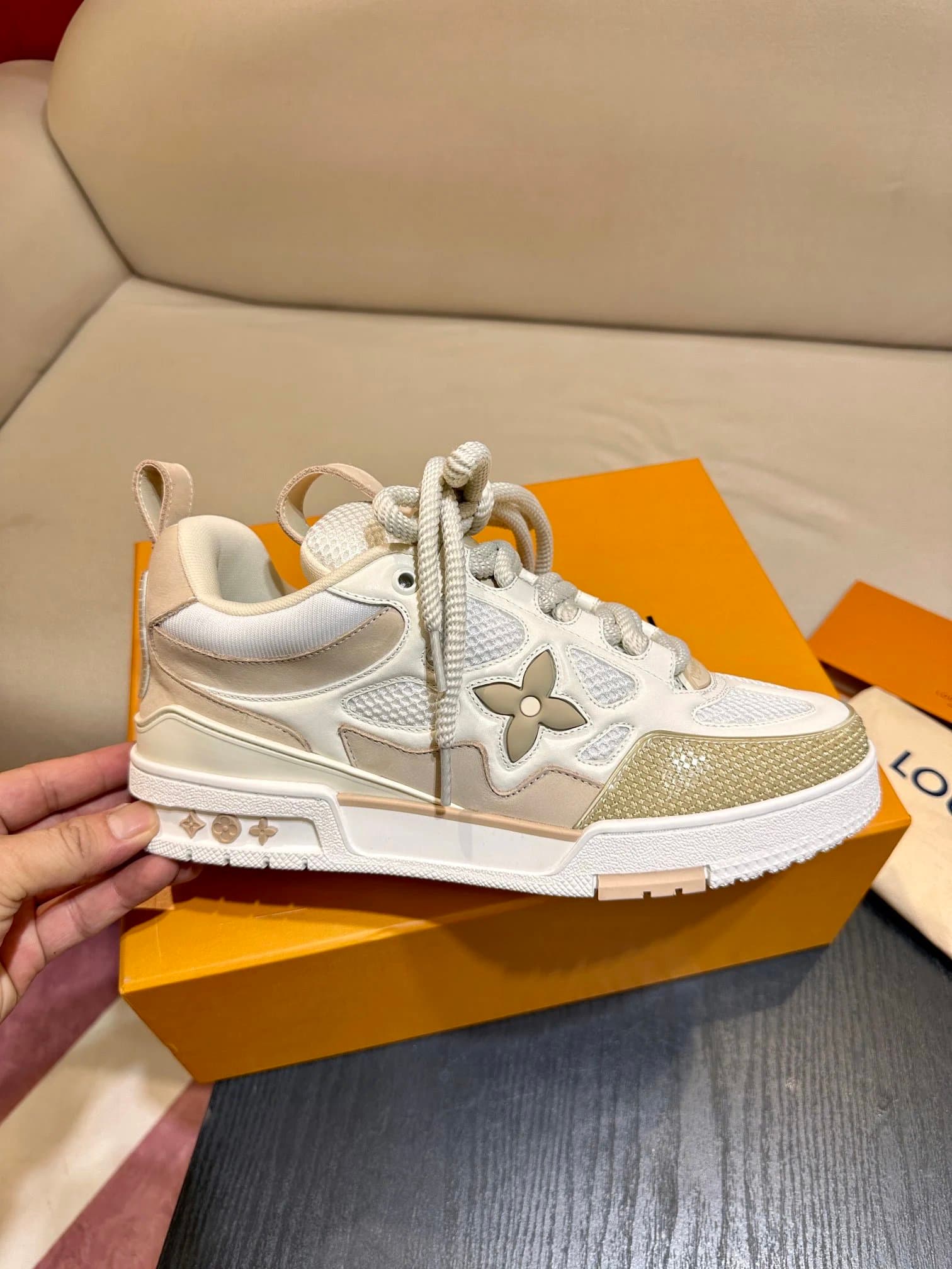 Louis Vuitton LV Trainer Monogram Mesh