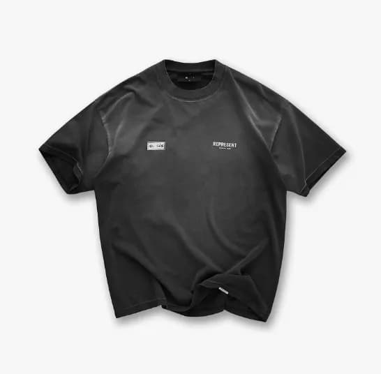 Gallery Dept. Graphic Tee Classical Sculpture Print — Rep239 washed black