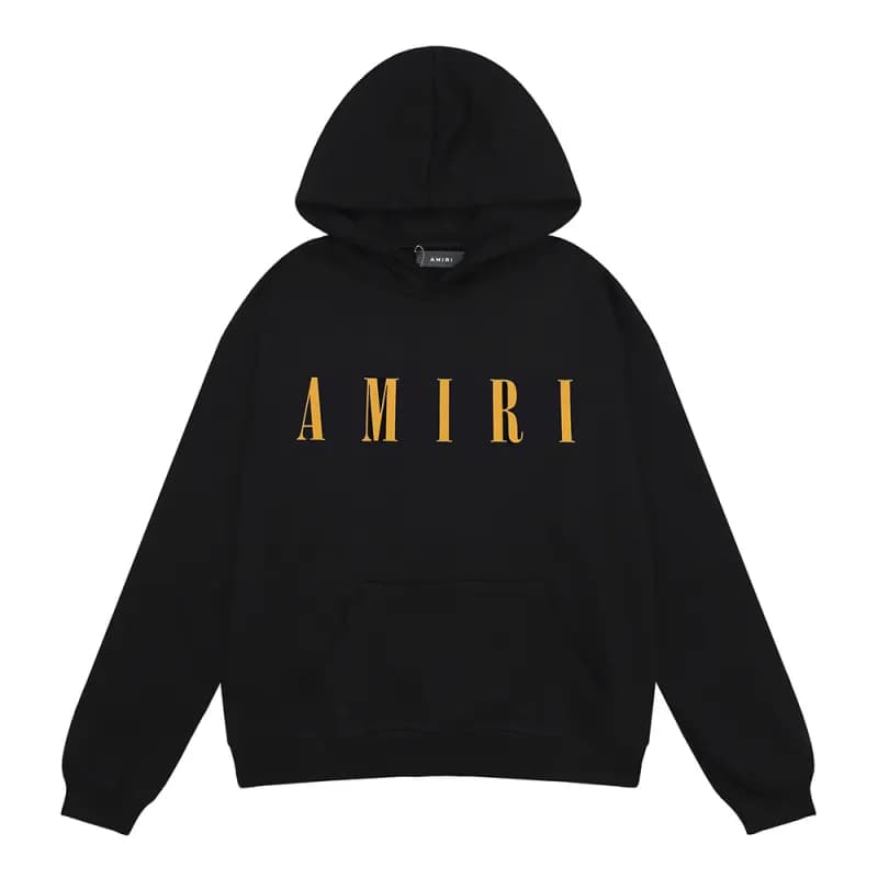 Amiri Hoodie Gold Logo
