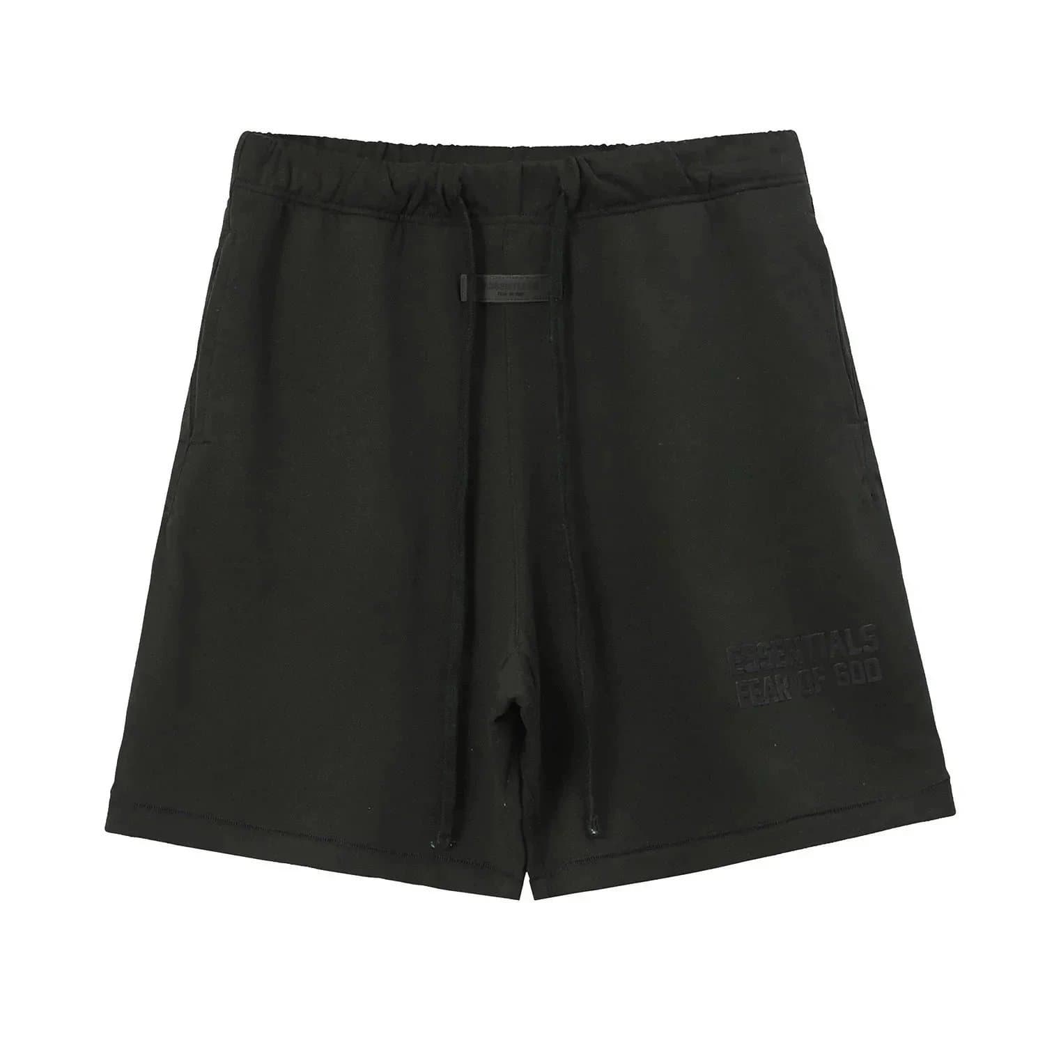 Fear of God Essentials Essentials Shorts Black Logo Embroidered
