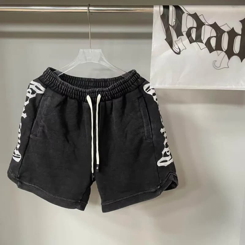 Chrome Hearts Logo-Print Shorts Gothic Script