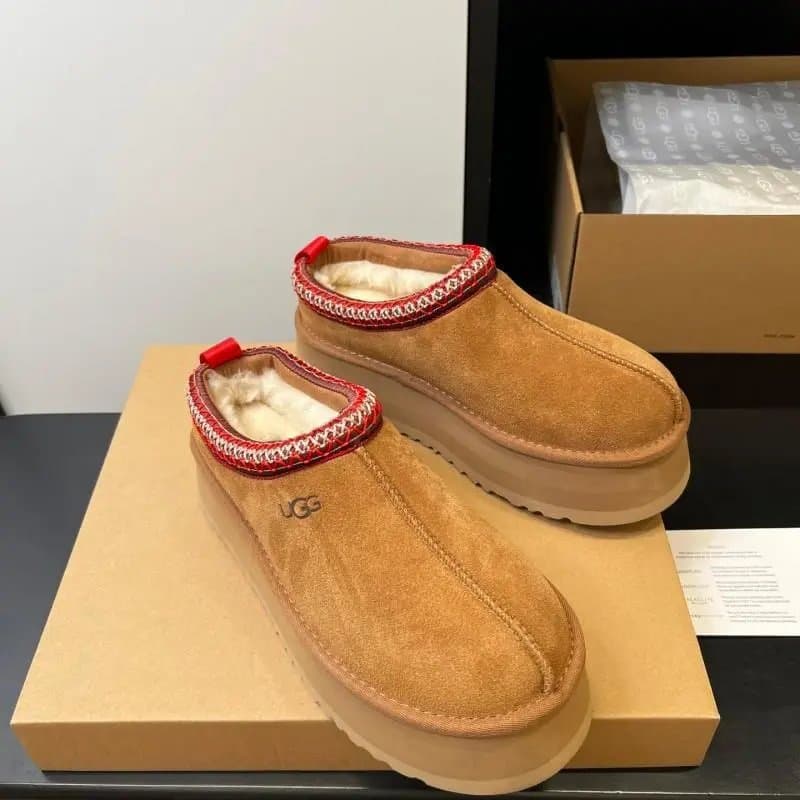 UGG Fluff Platform Chocolate — 1