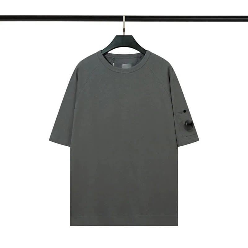 Chrome Hearts Hooded Sweatshirt Olive with Logo Patch — 短袖283深灰