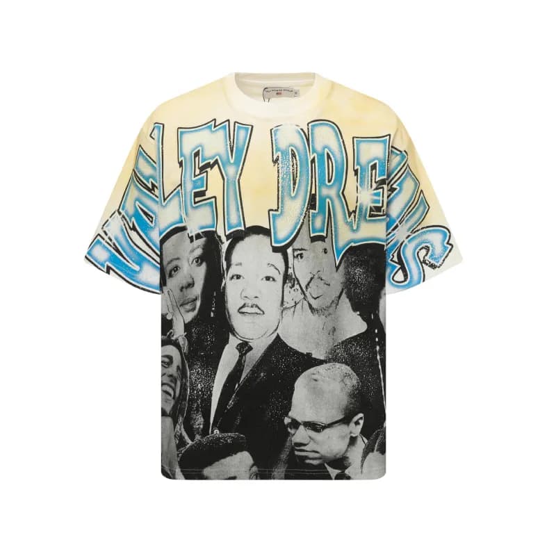Saint Laurent Graphic T-Shirt Wesley Dreams Print — Z32