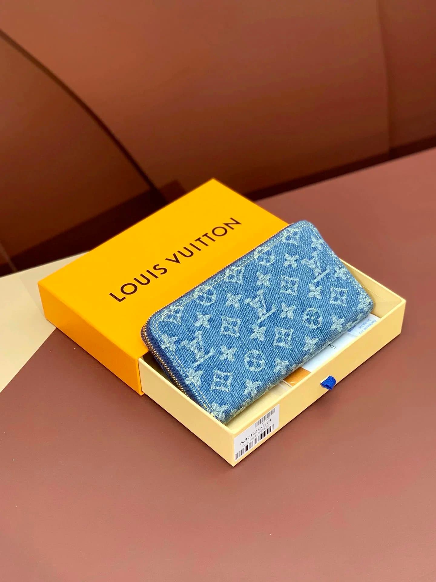 Louis Vuitton Zippy Wallet Monogram Denim