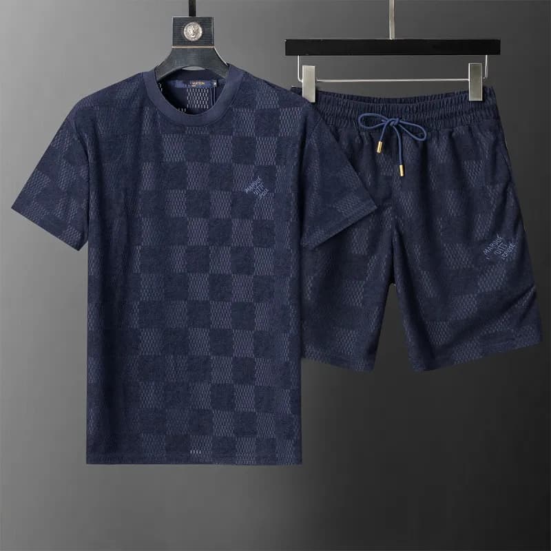 Versace Logo-Print Set Monogram Jacquard — 6633宝蓝