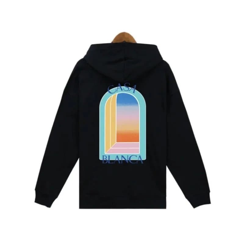 Casablanca Casa Blanca Sweatshirt Blue Gradient Logo — A14