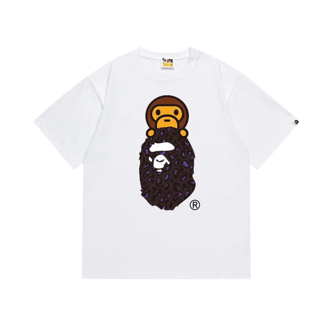 BAPE A Bathing Ape T-Shirt Multiple Colorways & Graphics — 167白紫