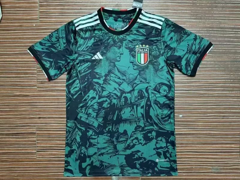 Adidas Italy Home Jersey Art Print