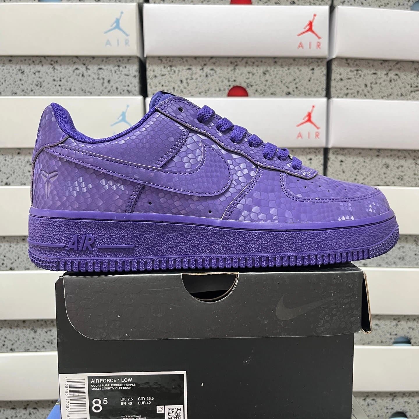 Nike × Off-White Air Force 1 Low The Ten Volt — 紫色 IB0018-500
