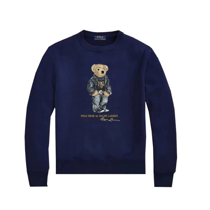 Polo Ralph Lauren Polo Bear Crewneck Sweatshirt Heather Grey — L001蓝
