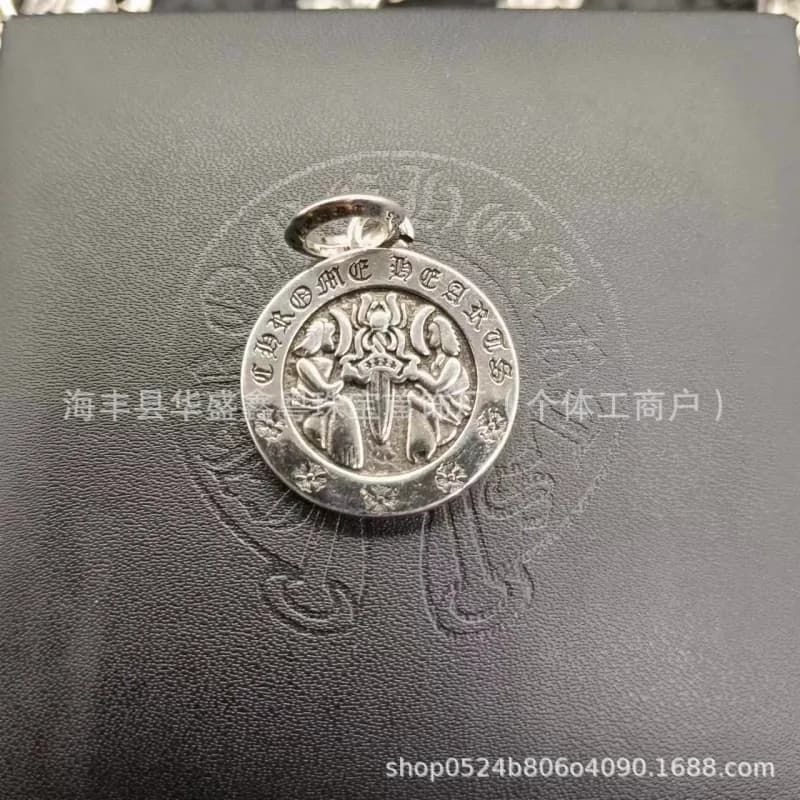 Chrome Hearts Medallion Pendant Cross & Angels