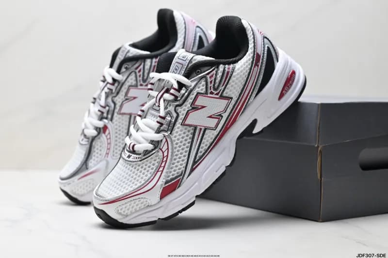 New Balance 2002R White Red