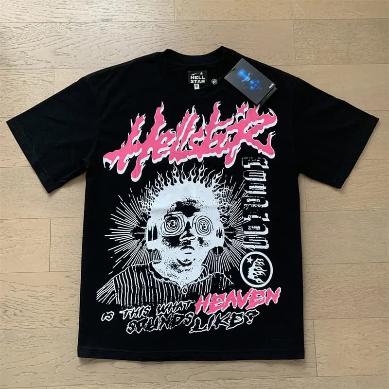Hellstar Long Sleeve Tee Flame Graphic — X35