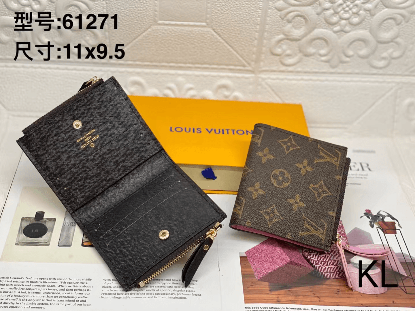 Louis Vuitton Compact Wallet Monogram Canvas