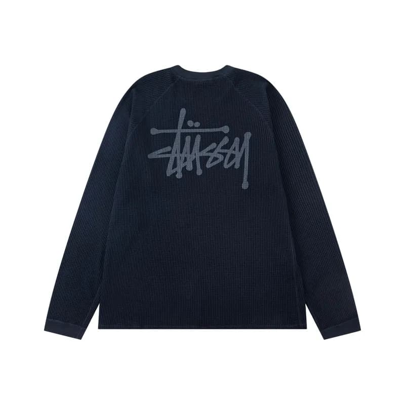 Stüssy Long Sleeve Top Corduroy Logo Back