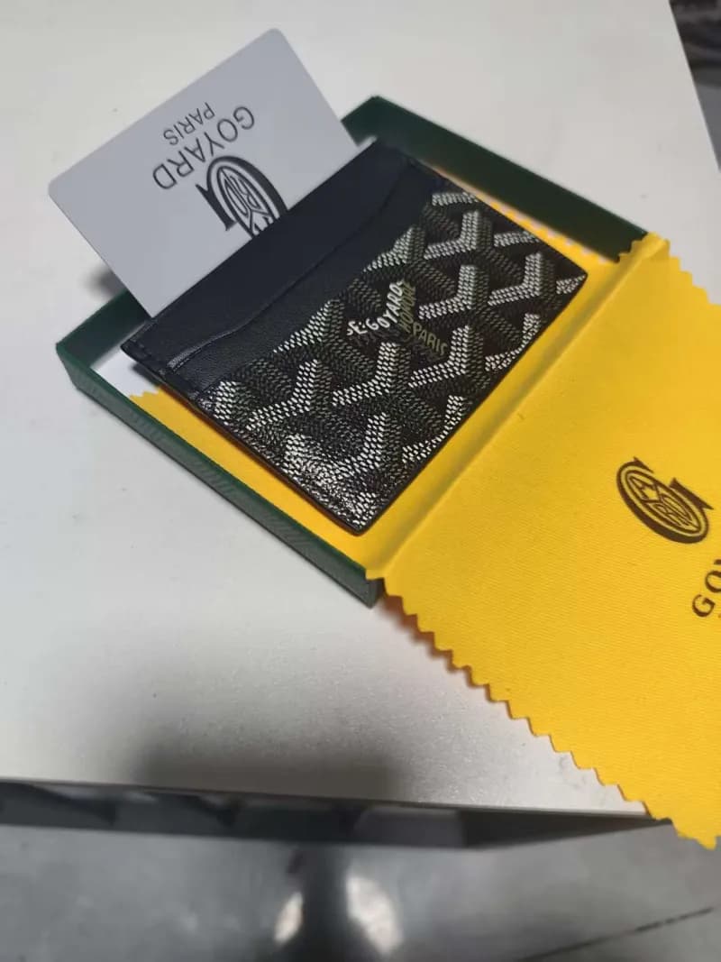 Goyard Card Holder Goyardine Canvas