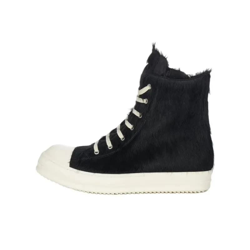 Rick Owens Drkshdw Ramones Fur High Top