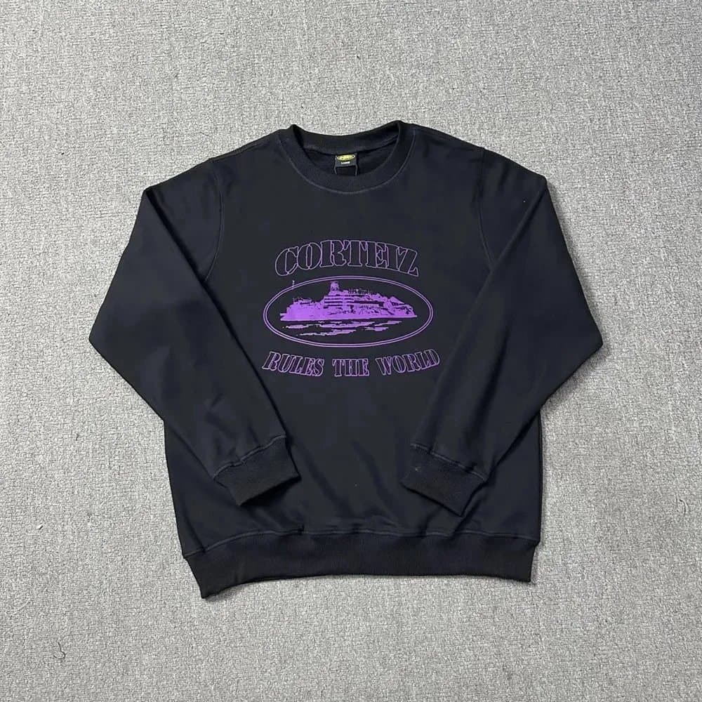 Corteiz Zip-Up Hoodie and Joggers Set CRTZ Logo — 27