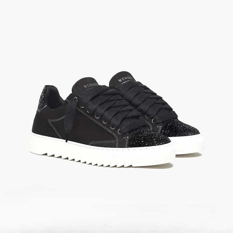 Sneaker Glitter Toe & Heel
