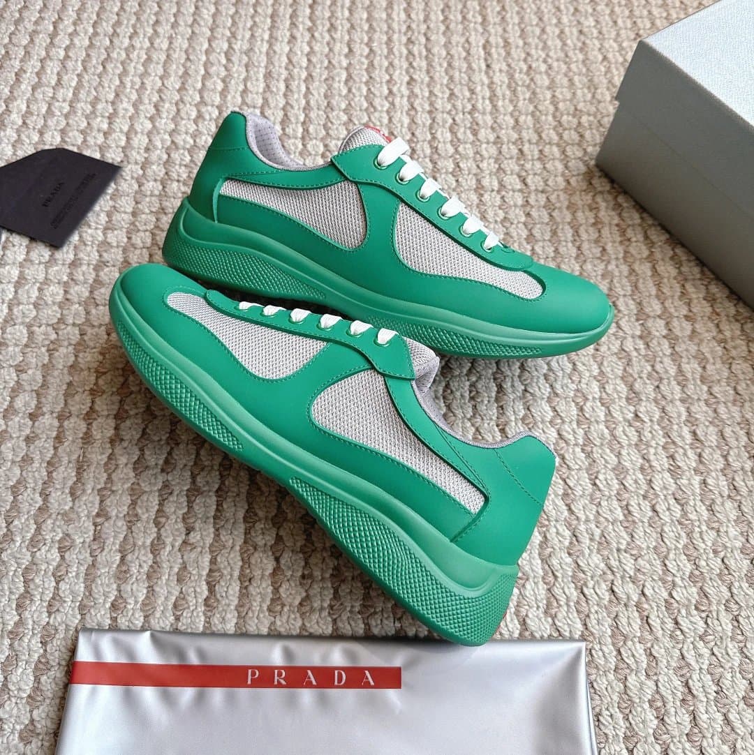 Prada Linea Rossa Sneaker Mint Green — P05