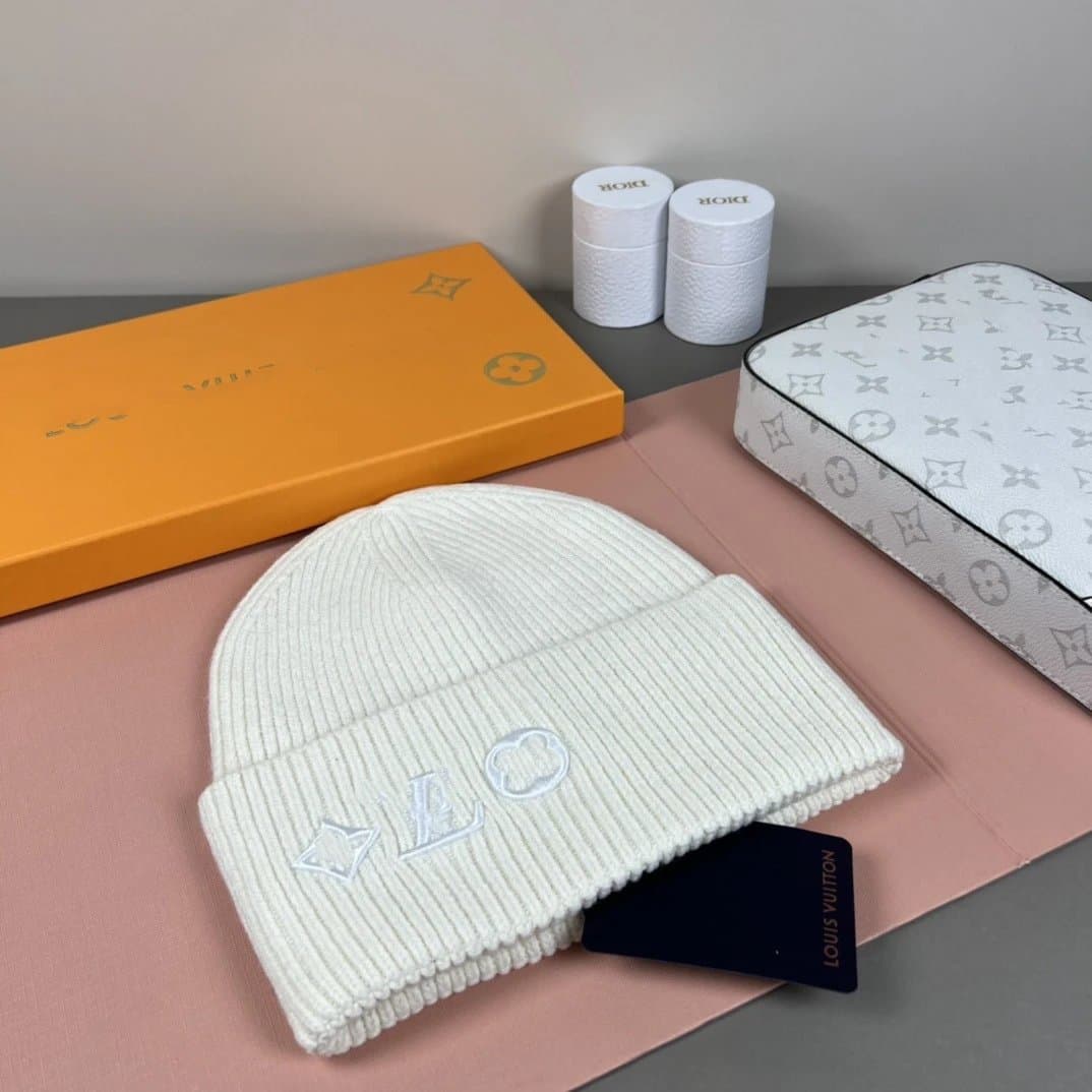 Louis Vuitton Beanie Monogram Embroidered