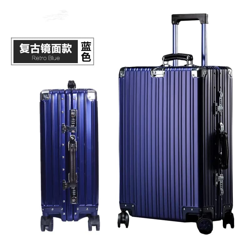 Rimowa Aluminum Suitcase Retro Blue